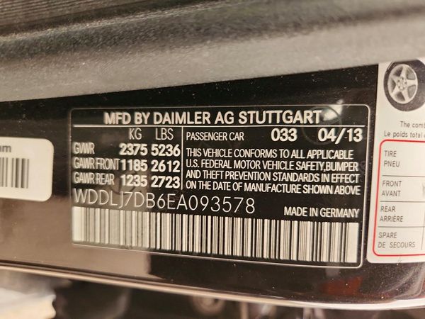 2014 MERCEDES-BENZ CLS CLS550