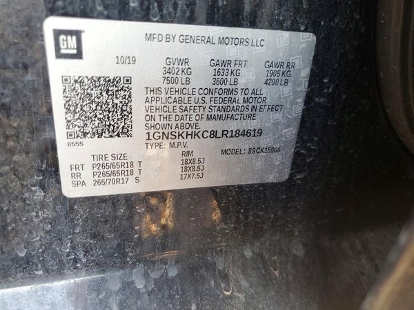 2020 CHEVROLET SUBURBAN LT