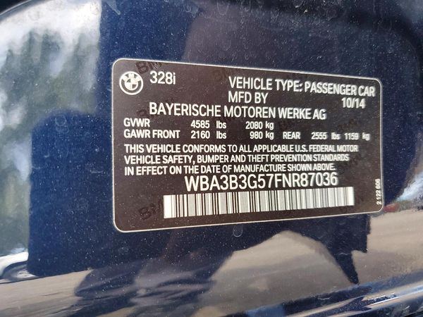 2015 BMW 328 xDrive SA