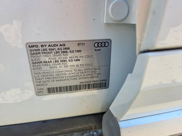 2021 AUDI Q5 E quattro Premium Plus