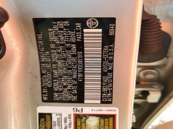 2014 TOYOTA CAMRY