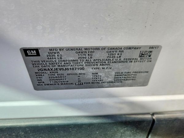 2018 CHEVROLET EQUINOX LT (1LT)