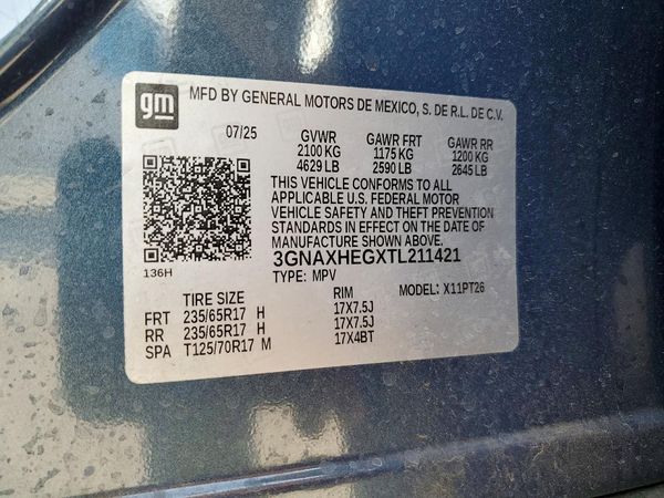 2026 CHEVROLET EQUINOX 1LT