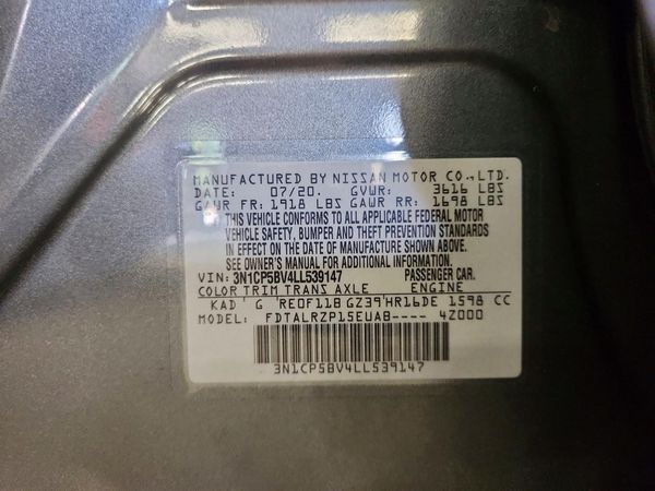 2020 NISSAN KICKS