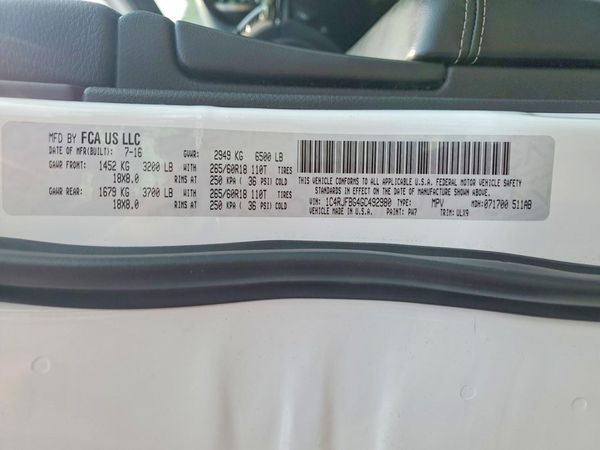2016 JEEP GRAND CHEROKEE Limited