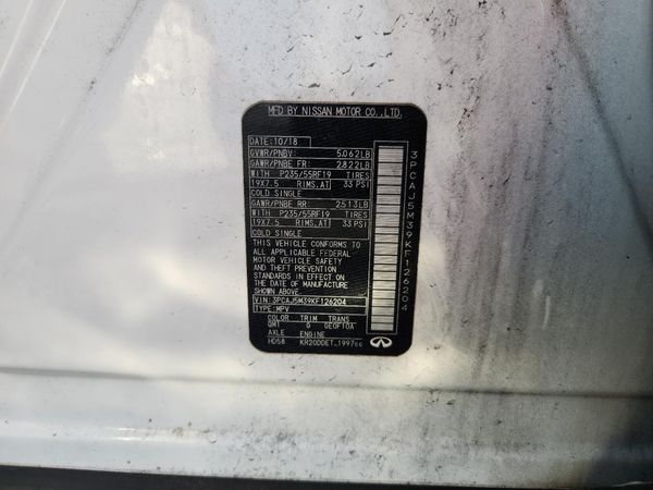 2019 INFINITI QX50