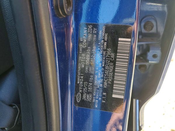 2015 HYUNDAI ACCENT GL(Middle-low)