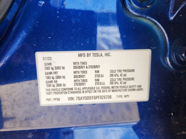 2023 TESLA MODEL Y