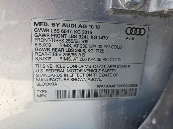 2019 AUDI Q7