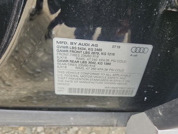 2019 AUDI Q5