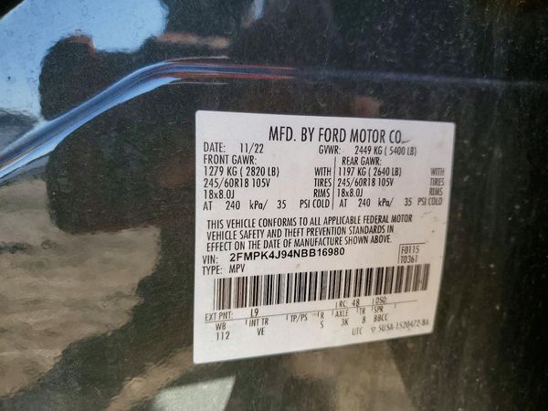 2022 FORD EDGE SEL