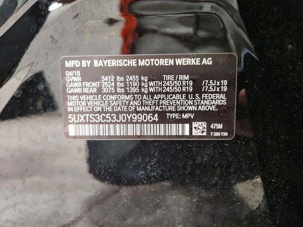 2018 BMW X3