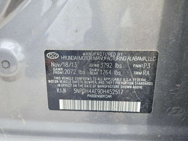 2013 HYUNDAI ELANTRA