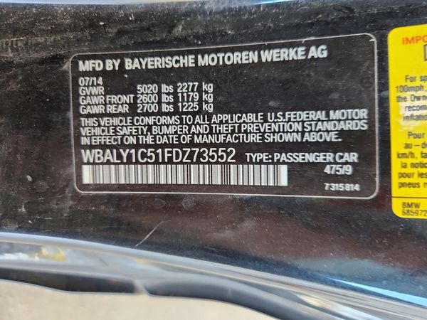 2015 BMW 640 xDrive