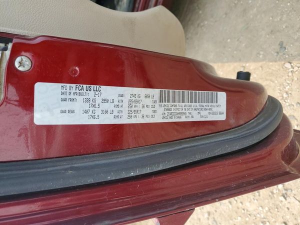 2017 DODGE GRAND CARAVAN SXT