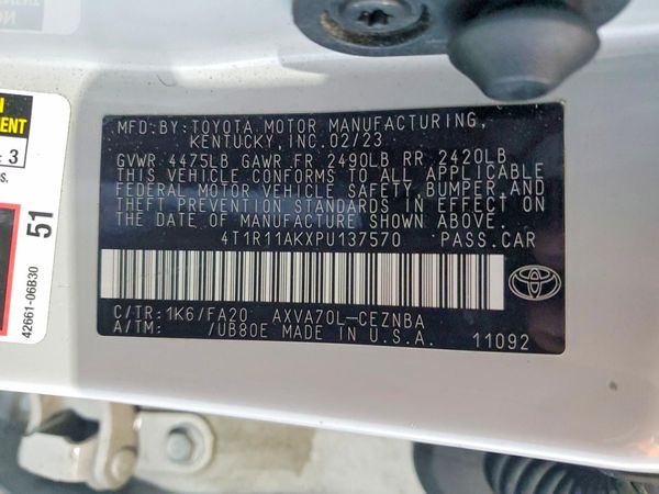 2023 TOYOTA CAMRY LE