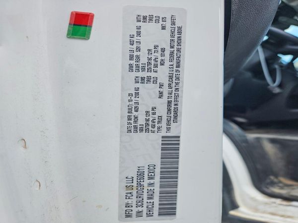 2023 RAM PROMASTER 2500 High Roof