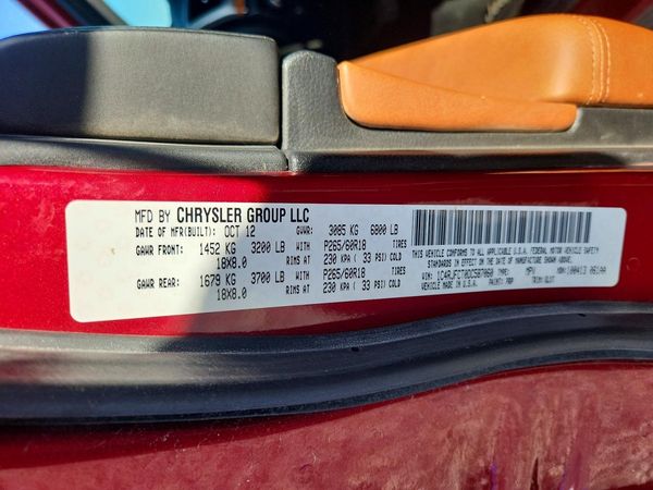 2013 JEEP CHEROKEE Overland — VINS