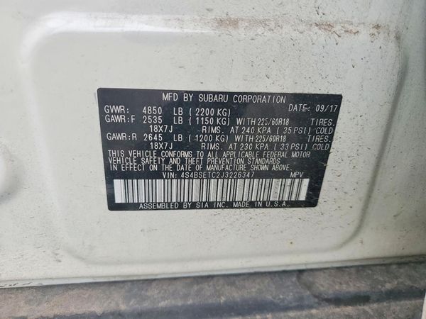 2018 SUBARU OUTBACK Touring+M/R+ES+NAV