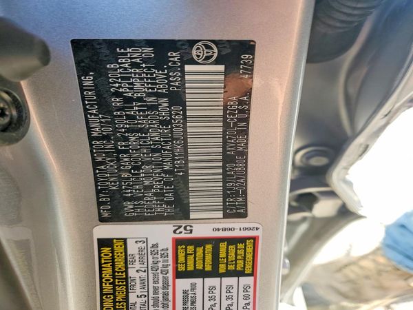 2018 TOYOTA CAMRY