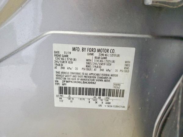 2020 FORD EDGE Titanium
