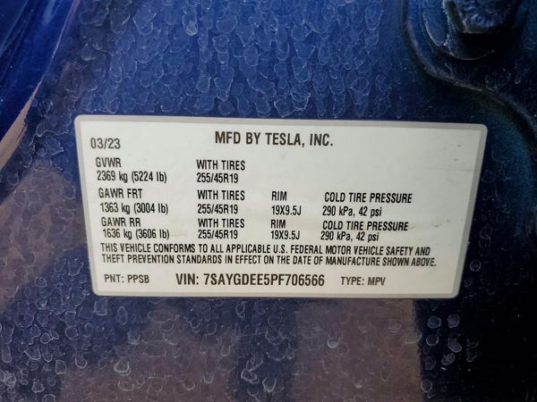 2023 TESLA MODEL Y