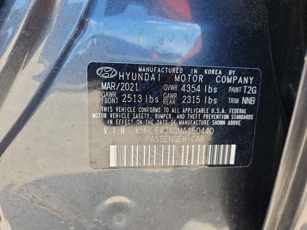 2021 HYUNDAI SONATA