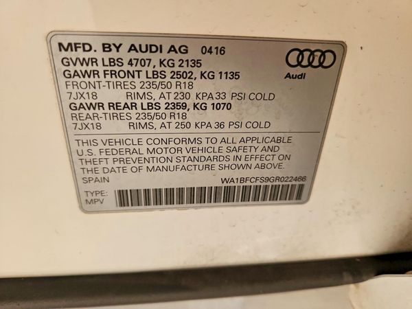 2016 AUDI Q3 Premium Plus