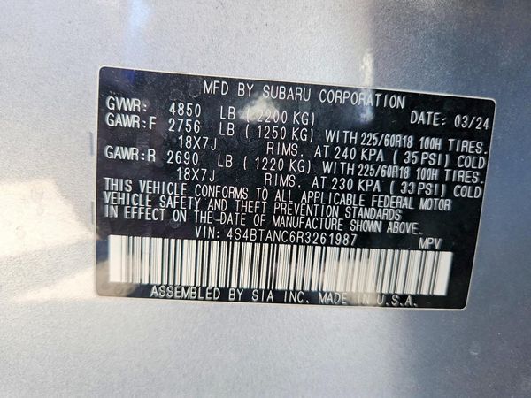 2024 SUBARU OUTBACK Limited