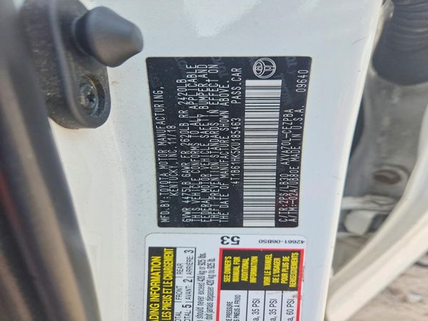 2019 TOYOTA CAMRY XSE