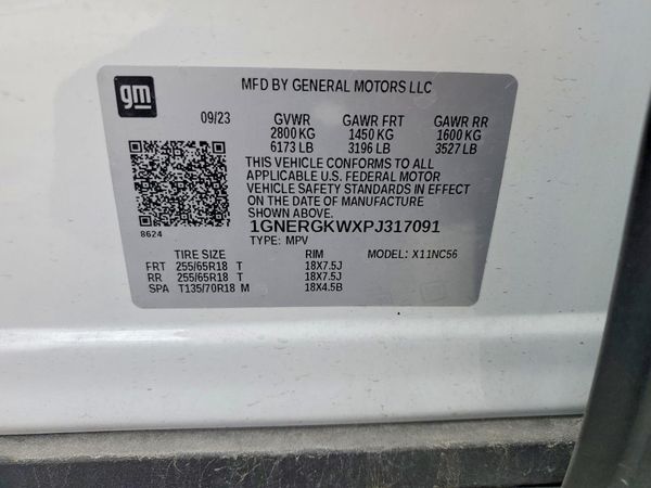 2023 CHEVROLET TRAVERSE LT
