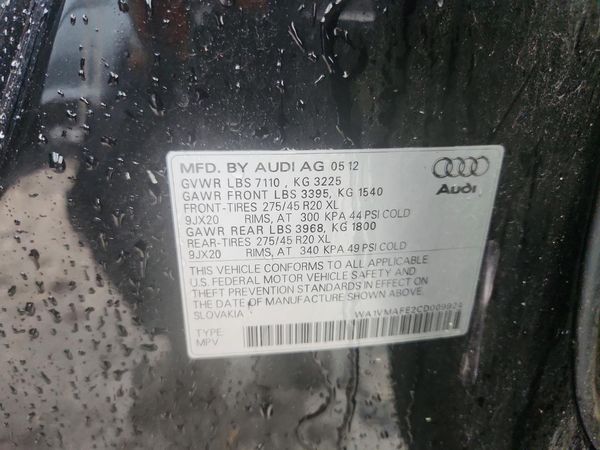 2012 AUDI Q7