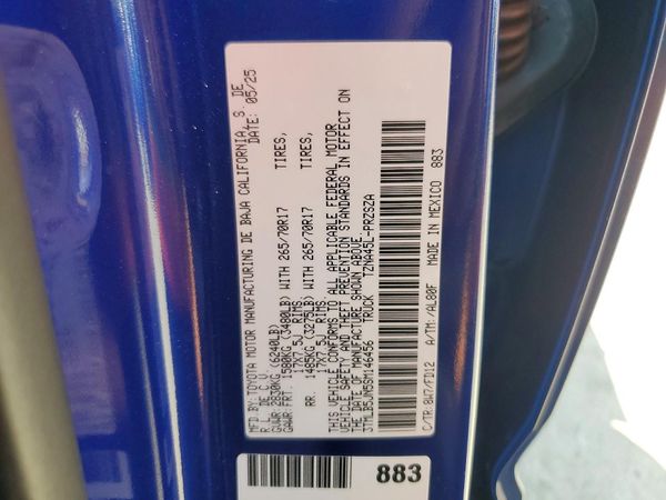 2025 TOYOTA TACOMA