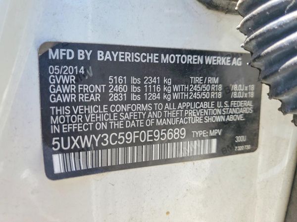 2015 BMW X3 xDrive28d