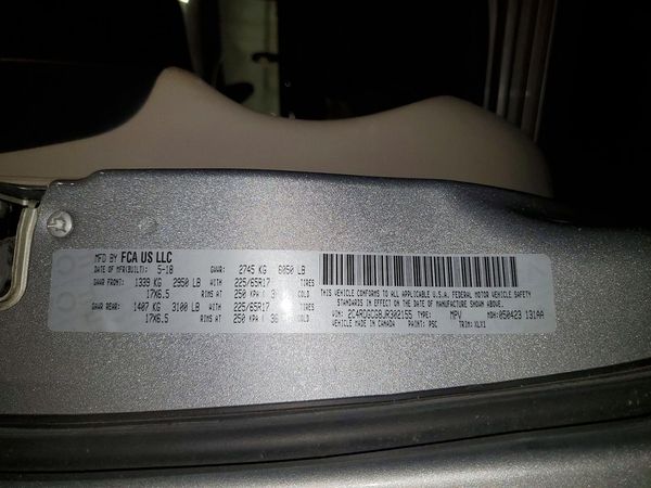 2018 DODGE GRAND CARAVAN SXT