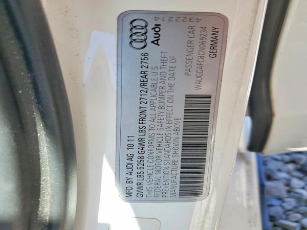 2012 AUDI A6 quattro Premium Plus