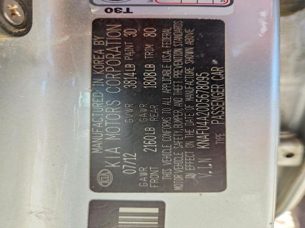 2013 KIA FORTE EX