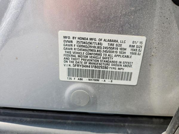 2015 ACURA MDX