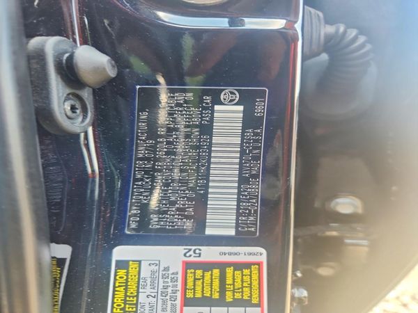 2019 TOYOTA CAMRY