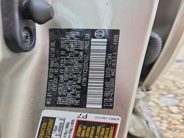 2014 TOYOTA CAMRY