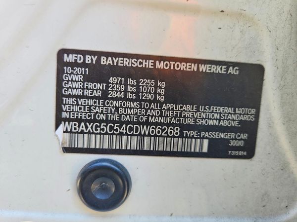 2012 BMW 528