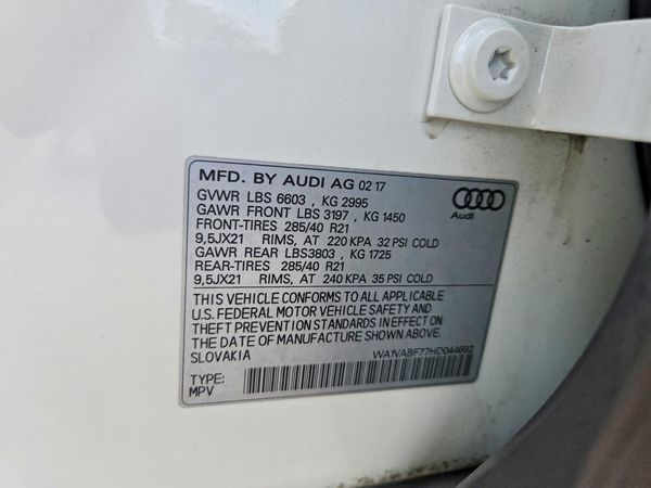 2017 AUDI Q7 quattro Prestige