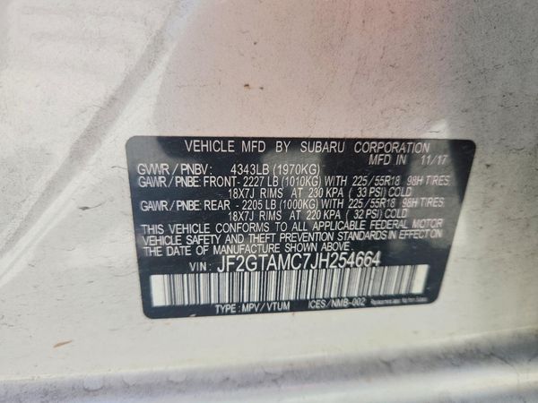 2018 SUBARU CROSSTREK Limited+NAVI+ES+BSD