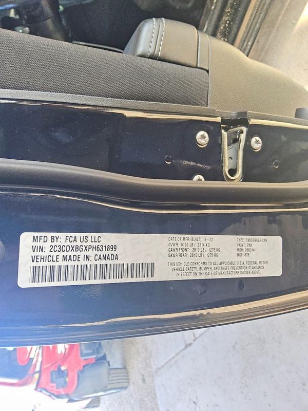 2023 DODGE CHARGER SXT RWD