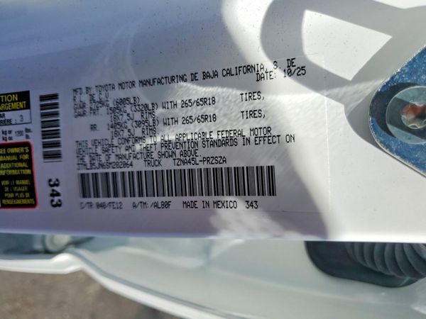 2025 TOYOTA TACOMA