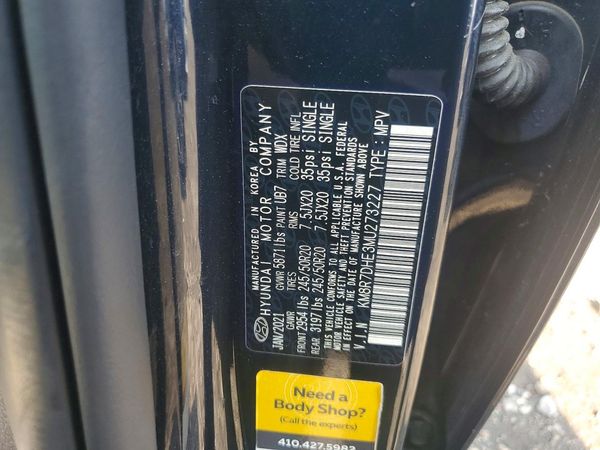 2021 HYUNDAI PALISADE Calligraphy