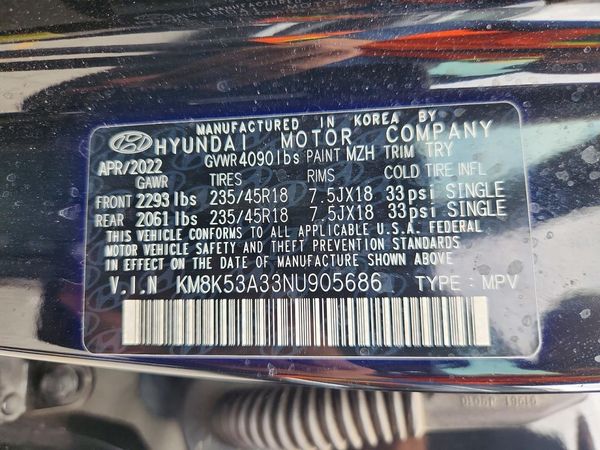 2022 HYUNDAI KONA Limited