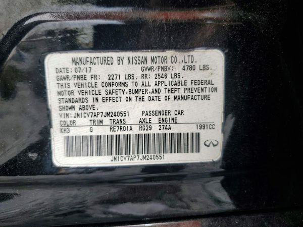 2018 INFINITI Q50