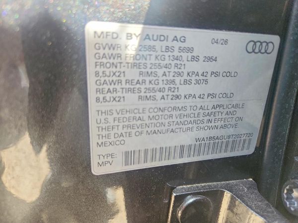 2026 AUDI SQ5