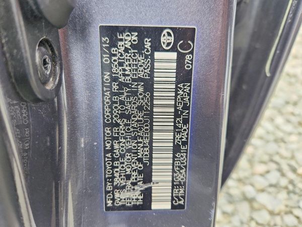 2013 TOYOTA COROLLA
